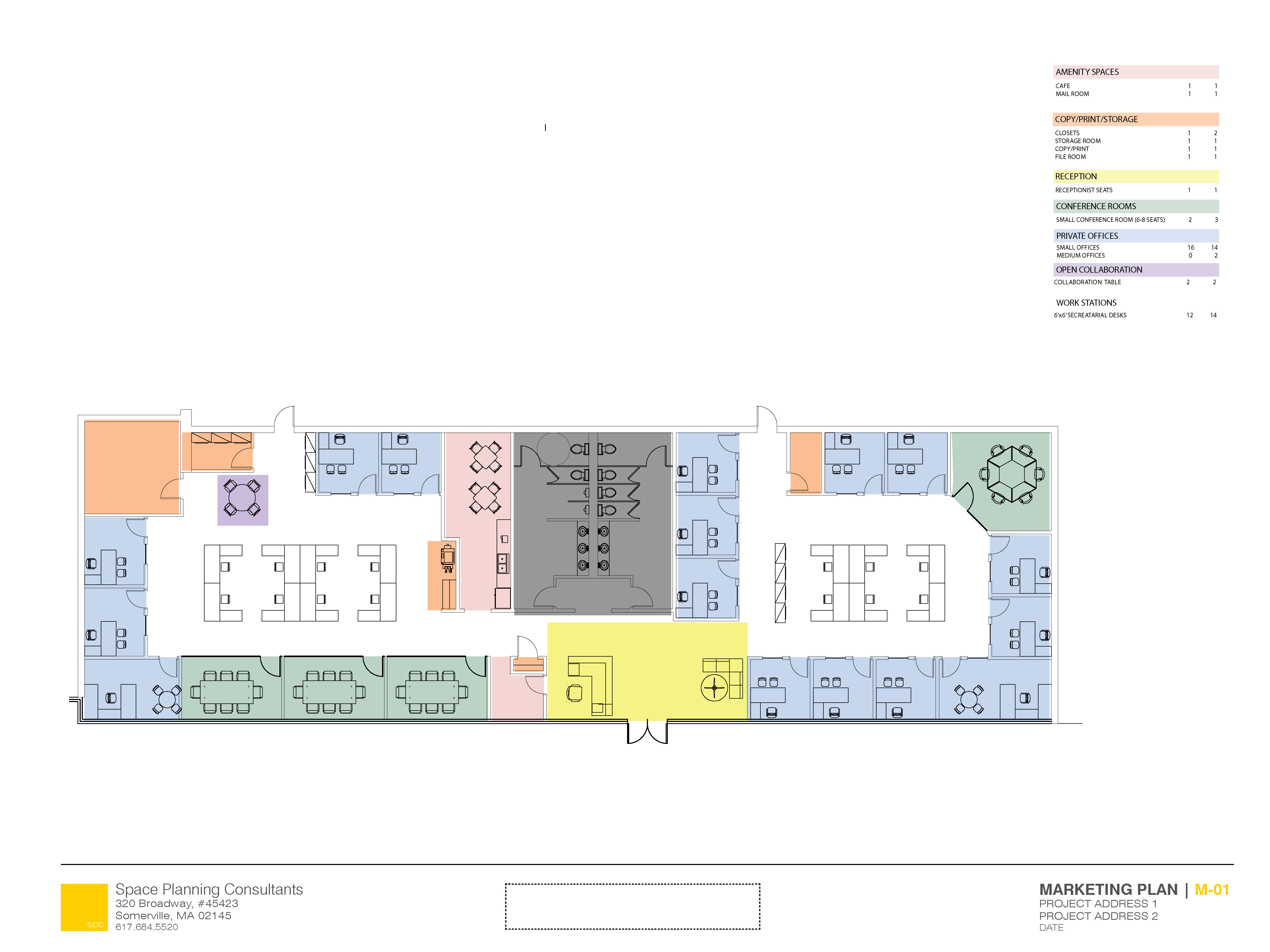 tech business floor plan